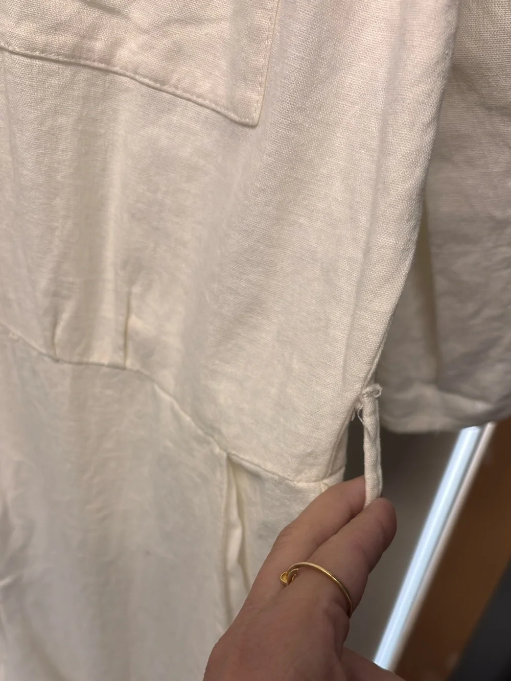Zara linen blend jumpsuit